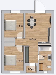 Продам цегляний будинок 67 кв. та 4.15 сотки ділянки із соснами на території вул. Київська