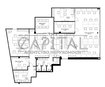БЕЗ% | Оренда офісу | Ярославів Град | Печерськ | 254 м2, 4 поверх