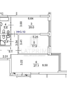 Продаж 3-кімнатної видової квартири ЖК Edelweiss house (ЖК Едельвейс хаус)