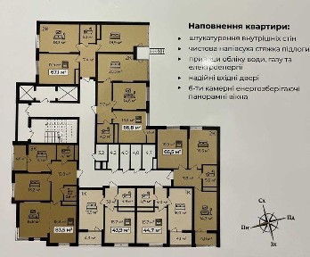 Видова 3-кімнатна квартира в ЖК «Сенат» - простір, комфорт і краєвиди, які закохують з першого погляду