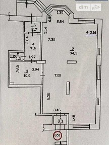 Продаж комерційного приміщення на просп. Петра Григоренка 28, площа 118 кв. м • ID 34774021