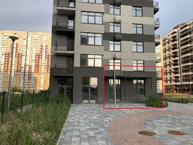 ОРЕНДА. ФАСАД. Комерційне приміщення 56м ЖК Варшавський 2