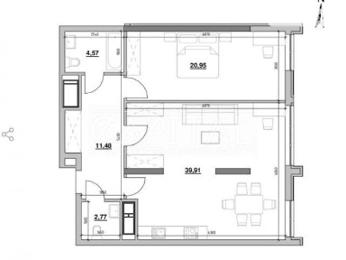Продаж 1к квартири 79.68 кв. м на шосе Залізничне 45А • ID 34896134