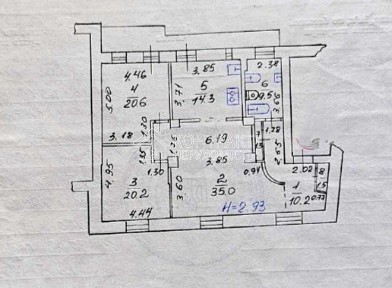 Продаж 3-к 117 м Центр, майдан Конституції Никольский Университет 95 000 $ сталинка жб