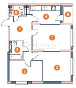 Продаж 3-кімнатної квартири в ЖК GROW/ Лисогірський провулок 26а/Видубичі