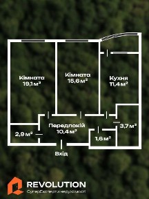 Без комісії. Продаж 2к квартири 68.5м2, ЖК Паркові озера Дніпровський р-н, єОселя