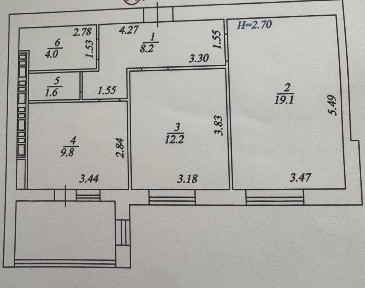 Продам 2-к квартира | Газ | Автономне опалення | Західна сторона | Боголюбова 13