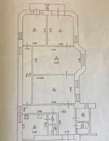 4к видова 103м Шота Руставелі 15Б високі стелі газова колонка Палац Спорту центр Печерськ Площа Українських Героїв