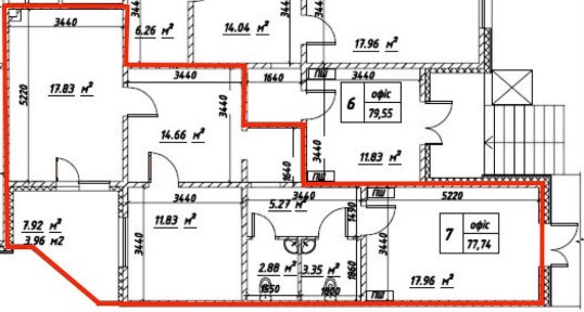 Продаж комерційного приміщення 77,4 кв. м. в ЖК Навігатор 2