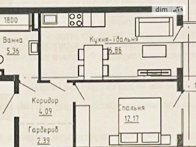 Продаж 1к квартири 43 кв. м на вул. Національної Гвардії 2 • ID 34787413