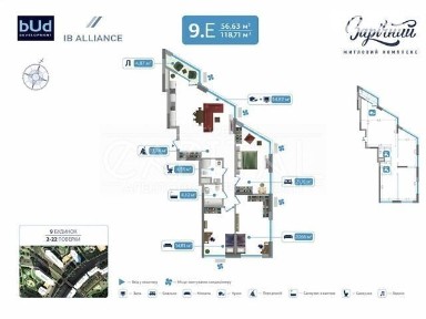 Продаж 4к квартири 119 кв. м на вул. Дарницький район ПР-Т БАЖАНА МИКОЛИ • ID 34782950