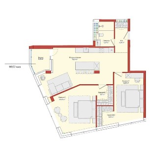 Продаж 2-кімнатної квартири · ЖК «Ferrum Park» · вул. Ярославенка, 23А 110 м² на останньому поверсі з панорамним склінням біля Стрийського парку