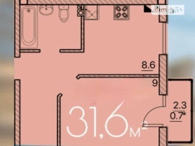 Продаж 1к квартири 31.6 кв. м на вул. Люстдорфська дорога • ID 34794892