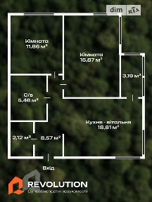 Продаж 2к квартири 65.24 кв. м на вул. Родини Крістерів 14 • ID 34791235