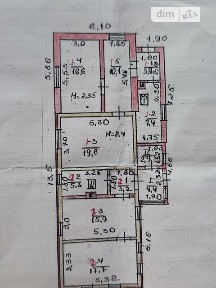 Продаж частини будинку на вул. Бориса Тена 44, 3 кімнати • ID 34811317