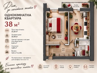Квартира в новобудові