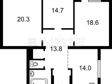Продаж 3к квартири 90.4 кв. м на вул. Михайла Грушевського 34А • ID 34814232