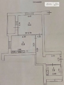 Продаж 1к квартири 47 кв. м на вул. Лисаветинська 7А • ID 34813708