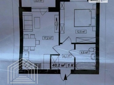 Продаж 1к квартири 40.2 кв. м на вул. Гетьманська 54 • ID 34820740