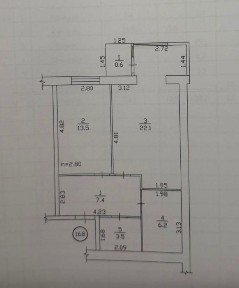 Продам Большую 1 ком. квартиру ЖК Брама2