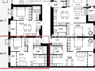 Продаж 1к квартири 44.65 кв. м на вул. Пасічна • ID 34823269