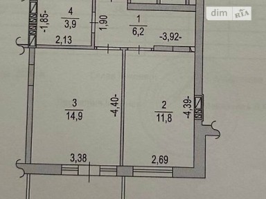 Продаж 1к квартири 38.6 кв. м на вул. Метрологічна 107 • ID 34827814