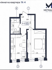 Продаж 1к квартири 38 кв. м на шосе Столичне 8 • ID 34827901