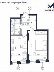 Продаж 1к квартири 38 кв. м на шосе Столичне 8 • ID 34827901