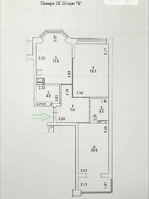 Продаж 2к квартири 70.7 кв. м на вул. Василя Стуса 64/68 • ID 34827745
