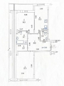 Продаж 1к квартири 83 кв. м на просп. Героїв Харкова 156 • ID 34827225