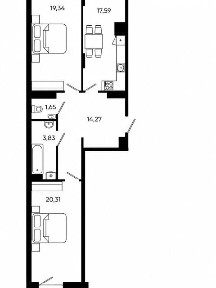Продаж 2к квартири 85.3 кв. м на вул. Раковського 24А • ID 34825615