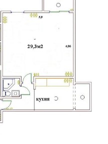 Продаж 1к квартири 59.6 кв. м на вул. Пішонівська • ID 34825509