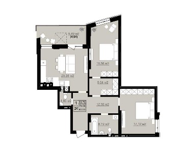 Продаж великої 2 кім квартири 85м² у Еліт ЖК D2 (Хімінчна) БЕЗ КОМІСІЇ
