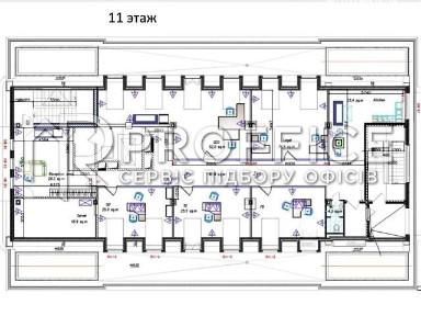 Оренда офісного приміщення на вул. Жилянська, приміщень - 1, поверх - 10 • ID 34833004