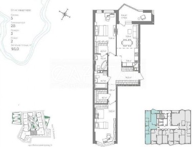 Продаж 2к квартири 93 кв. м на пр. Військовий 8 • ID 34832569