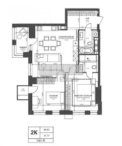 Продаж 2к квартири 89м2 TRIIINITY Василя Тютюнника 39/2 Печерськ