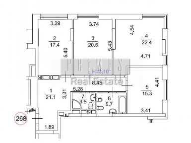 Продаж 4к квартири 106м2 без ремонту Edelweiss House Звіринецька 72 Печерськ Ботсад