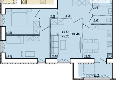 Продаж 3к квартири 85 кв. м на вул. Текстильна • ID 34840077