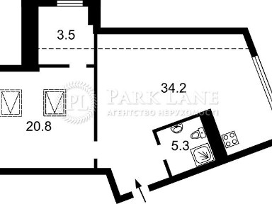 Продаж 1к квартири 65 кв. м на вул. Сергія Колоса 2 • ID 34839715