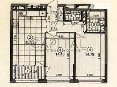 Продаж 2к квартири 68 кв. м на вул. Полкова 65 • ID 34839911