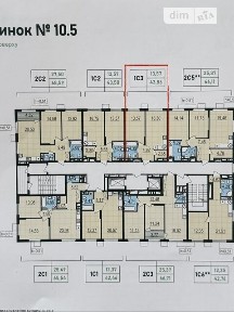 Продаж 1к квартири 44 кв. м на вул. Олександра Олеся • ID 34837196