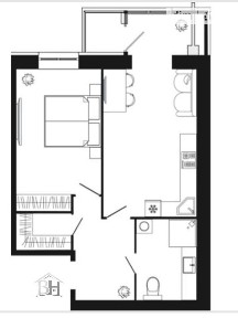 Продаж 1к квартири 53 кв. м на вул. Співдружності 8 • ID 34836450