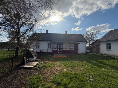 Хата з великою ділянкою та господарчими будівлями в селі Рачин