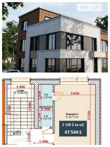Павленка вулиця, Ірпінь, вул. Павленка 36, площа 22.33 кв. м 34849976
