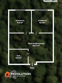 Продаж 2к квартири 43.5 кв. м на вул. Університетська 1Г • ID 34845364