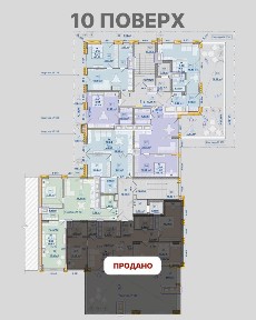 Двоповерхові апартаменти 328,31м2 + тераса в ЖК 