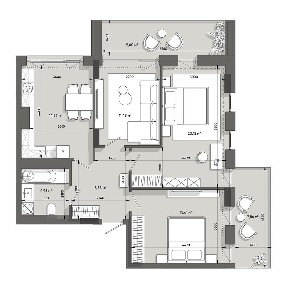 Продаж 3-кім. квартири з вітальнею та двома терасами в ЖК Lennona Residents без комісії!