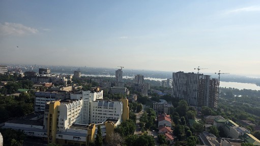 ЖК Магнат, Центр. Бартоломео, Панорама Найращий вид на прапор та річку Дніпро !