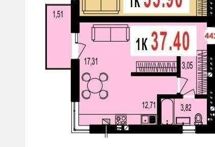 1-кімнатна квартира в елітному ЖК