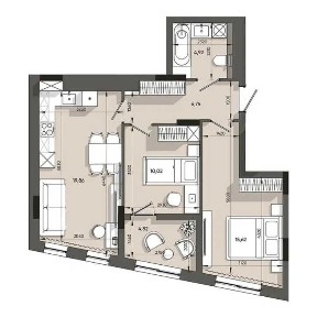 Продаж 2х кімнатної квартири в ЖК Orlan Residents. Без комісії